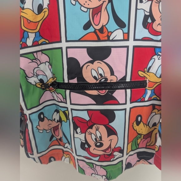 Disney Parks Mickey Mouse and Friends Packable Rain Jacket Youth Size 3 Unisex - Picture 10 of 15
